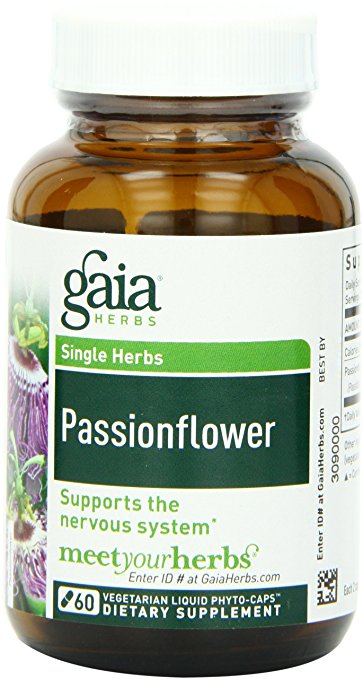 Gaia Herbs Passionflower, 60 Liquid Phyto-Capsules