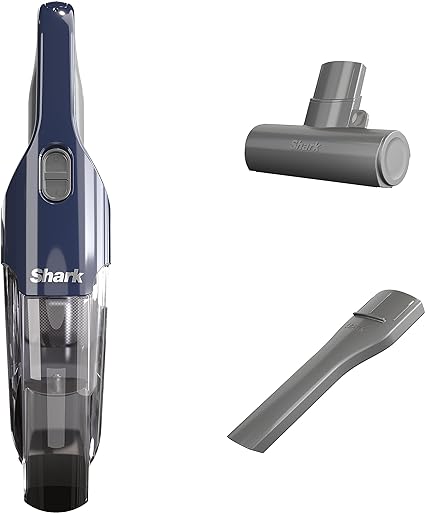 Shark CH701 Cyclone PET Handheld Vacuum with PetExtract Hair, 8" Crevice Tool, HyperVelocity Suction, Navy Blue/Grey