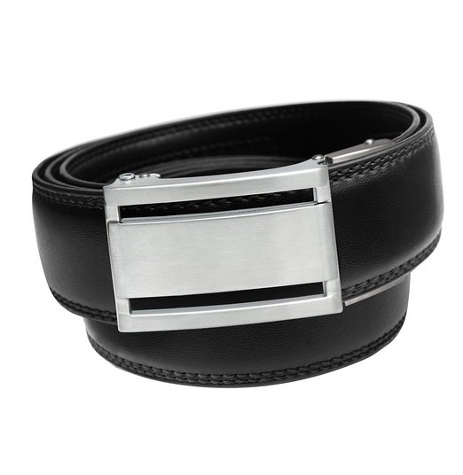 EazyBelt 20 Manhattan Buckle with Automatic Ratchet Leather Belt