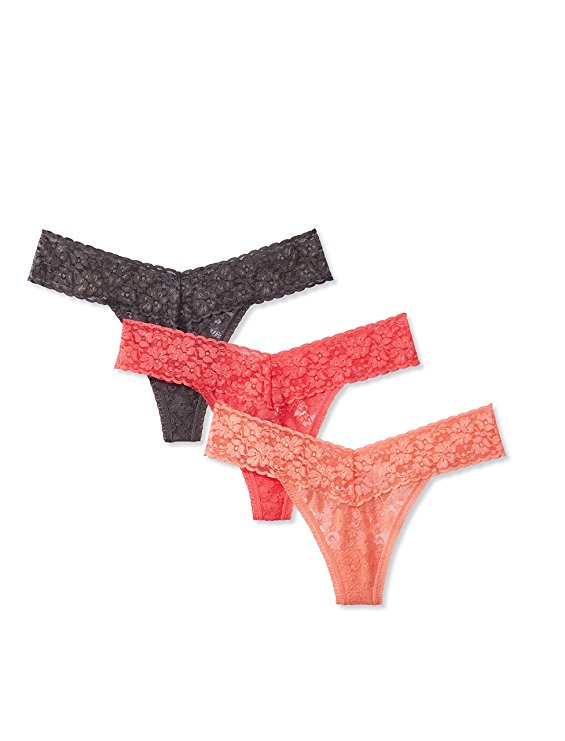 Mae Women's Lace Thong, 3 pack