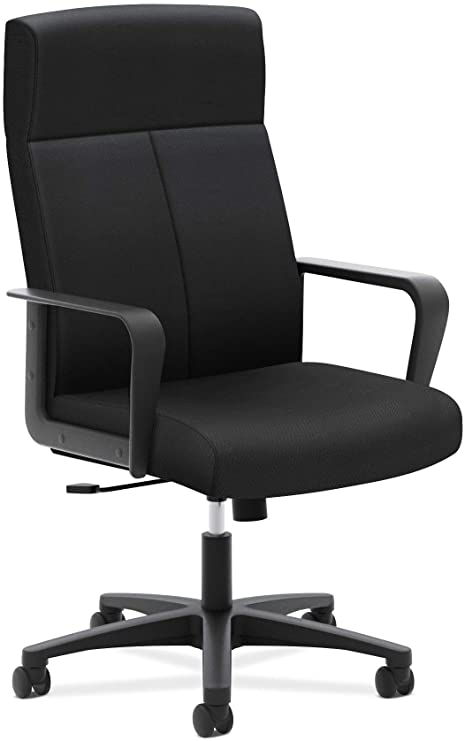 HON Validate Executive Chair - High Back Armed Office Chair for Computer Desk, Black (HVL604)