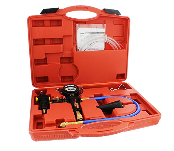 ABN Cooling System Vacuum Purge and Refill Kit with Instructions and Carrying Case – Car, SUV, Van, Light Truck Radiator