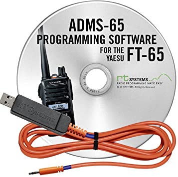 RT Systems Programming Software and USB-55 Cable for Yaesu FT-65 Dual Band HT