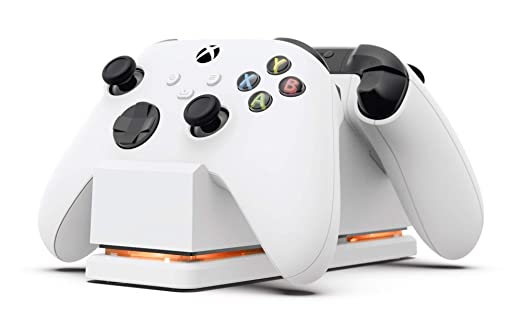 PowerA Dual Charging Station for Xbox - White, Wireless Controller Charging, Charge, Rechargeable Battery, Xbox Series X|S, Xbox One - Xbox Series X