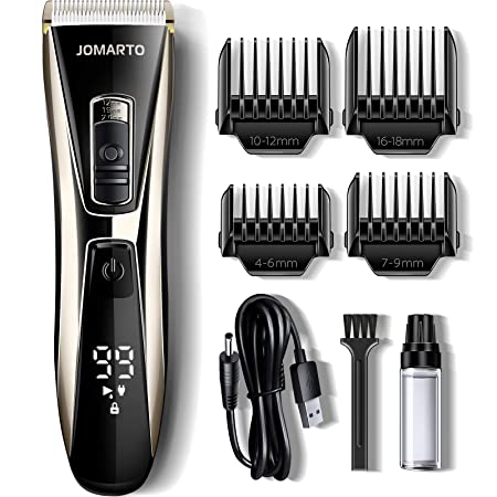 Hair Clippers, JOMARTO 7 in 1 Hair Clippers Kit For Hair Cutting styling, Cordless Hair Trimmer Haircut & Grooming Kit, Adjustable Fast Charge Home Barber Gift Kit