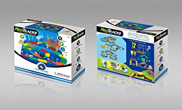 Mindscope Neo Tracks 260 Flexible Assembly Track set includes 258 Set   2 Additional Cars (3 Total Cars)