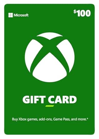 Microsoft Xbox Gift Card (Physical Delivery)