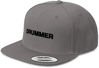 Custom Snapback Hats for Men & Women Drummer A Music Lover Embroidery Acrylic