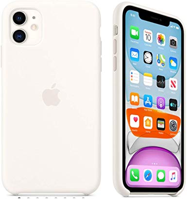 Maycase Compatible for iPhone 11 Case, Liquid Silicone Case Compatible with iPhone 11 (2019) 6.1 inch (White)