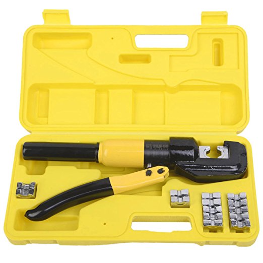 Super buy 5 Ton Hydraulic Wire Terminal Crimper Battery Cable Lug Crimping Tools/Dies