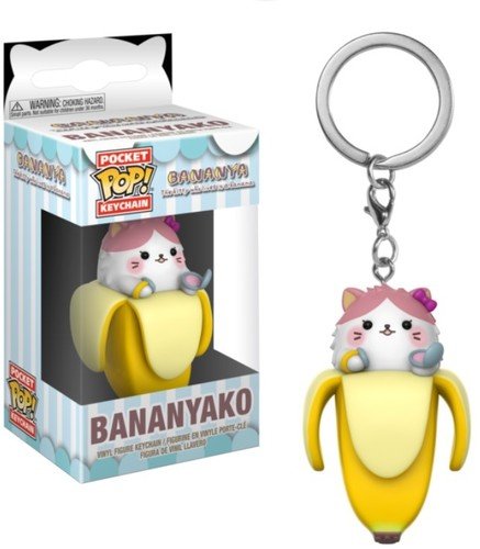 Funko Pop Keychain: Bananya - Bananyako Collectible Figure