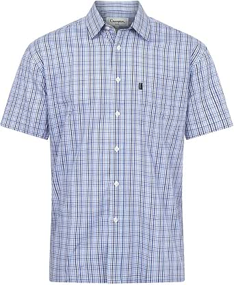 Champion Mens Tattersall Country Casual Short Sleeve Shirt