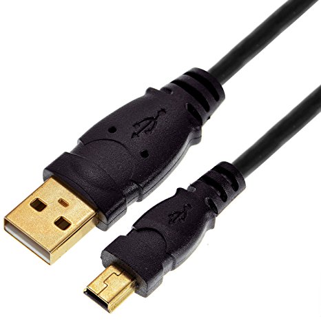 Mediabridge USB 2.0 - Mini-USB to USB Cable (4 Feet) - High-Speed A Male to Mini B with Gold-Plated Connectors