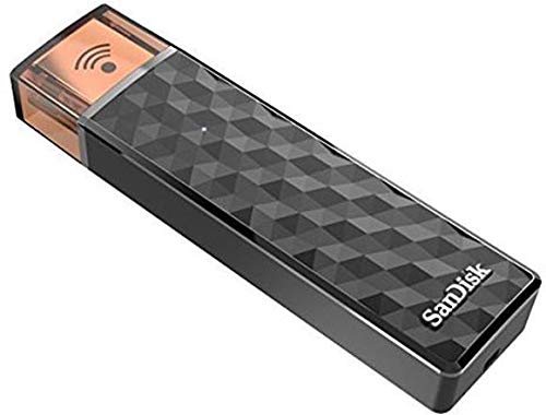 SanDisk Connect Wireless Stick 128GB Flash Drive (Black)