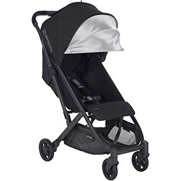 2018 UPPAbaby MINU Stroller - Jake (Black Melange/Carbon/Black Leather)