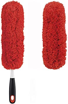 OXO Good Grips Microfiber Hand Duster with Microfiber Duster Refill