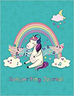 Songwriting Journal: Lined/Ruled Paper And Staff, Manuscript Paper For Notes, Lyrics And Music. For Kids, Musicians, Students, Songwriting. (Book ... 100 Pages 8.5x11) (Songwriting for kids)