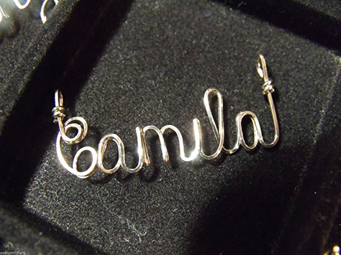 Name necklace, Personalized name, CAMILA or ANY name on 18" sterling silver filled chain , teen gift, tween gift