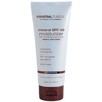 Mineral Fusion Facial Moisturizer, Mineral SPF 40, 3.4 Ounce