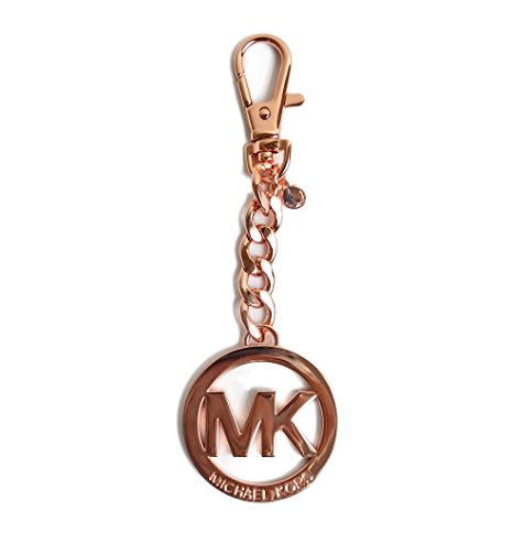 Michael Kors Logo Keychain & Key Fob in Rose Gold