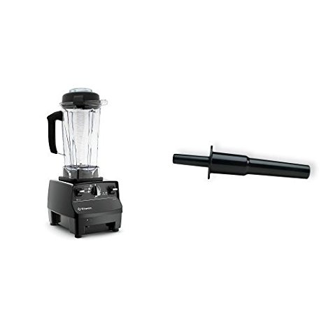 Vitamix  1888 Blender, Black (Certified Refurbished) and Vitamix Accelerator/Tamper Tool Bundle