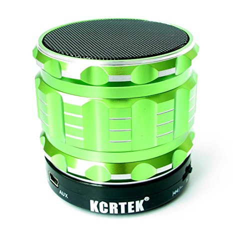 Portable Mini Bluetooth Wireless Metal Speaker ,Rechargable Battery Support Green Color