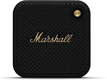 Marshall Willen Portable Bluetooth Speaker - Black & Brass