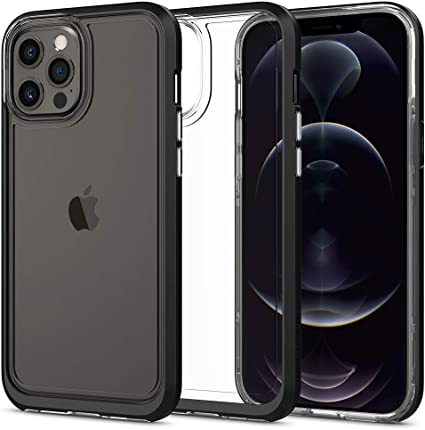 Spigen Neo Hybrid Crystal Designed for iPhone 12 Pro Max Case (2020) - Black