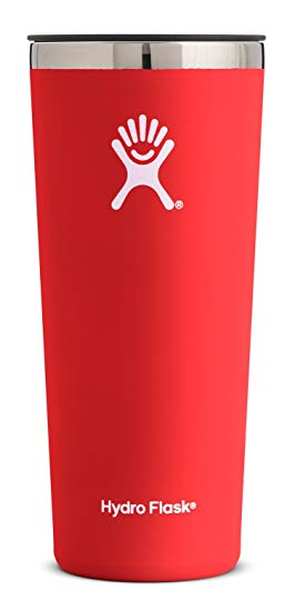 Hydro Flask 22 oz Double Wall Vacuum Insulated Stainless Steel Travel Tumbler Cup with BPA Free Press-In Lid, Lava