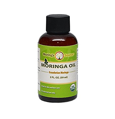 Moringa Oil, Luxurious,Antioxidant-Rich Moisturizer,Natural,100% Pure seed oil (2 Oz)