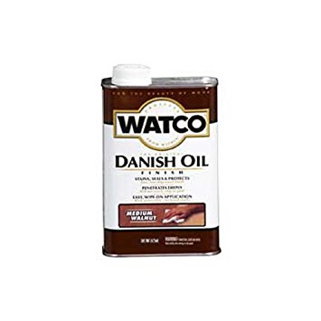 Rust-Oleum 65951 Watco Pint Medium Walnut Danish Oil Finish, 1 Pint, Medium Walnut