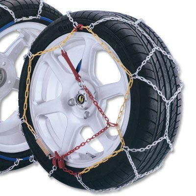 ALEKO Size 90 Pair of Passenger Car Snow Chain 12mm