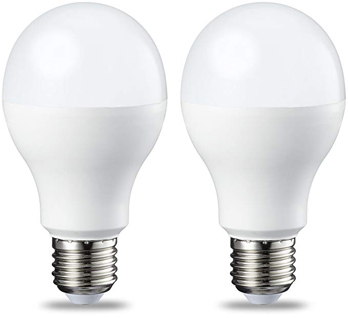 AmazonBasics LED E27 Edison Screw Bulb, 14W (equivalent to 100W), Warm White - Pack of 2