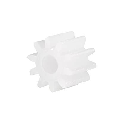 uxcell 20pcs Plastic Gears 9 Teeth Model 092A Reduction Gear Plastic Worm Gears for RC Car Robot Motor