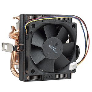 AMD Socket AM3/AM2 /AM2/1207/939/940/754 Copper Base/Alum Heat Sink & 2.75" Fan w/Heatpipes & 4-Pin Connector