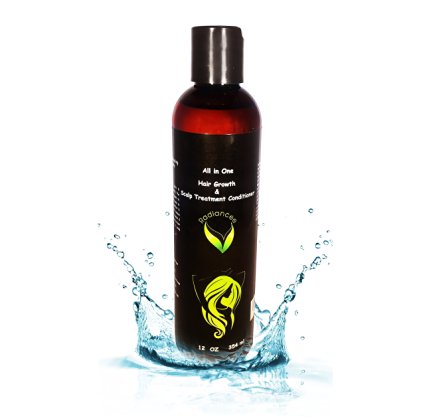 5 in 1 Hair Growth Serum & Conditioner with Stem Cells - Most Effective Hair Loss treatment for Women Men & Youth - Get Sexy Healthy Hairs Back - Prevents Psoriasis Eczema & Dandruff - Sale 64% Off