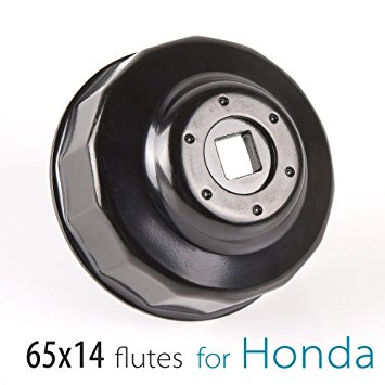 KiWAV Oil Filter Wrench Removal tool for Honda Hawk 65 mm x 14 flutes