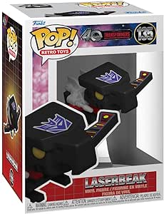 Funko Pop! Retro Toys: Transformers: Generation 1-40th Anniversary, Laserbeak with Chase (Styles May Vary)