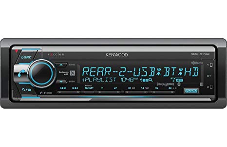 Kenwood KDC-X702 CD Receiver w/Bluetooth & HD Radio