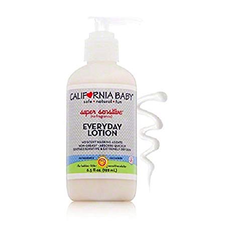 California Baby Super Sensitive Everyday Lotion - Fragrance Free - 6.5 oz