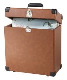 Crosley CR401-TA Record Case Carrier for 30 Albums Tan