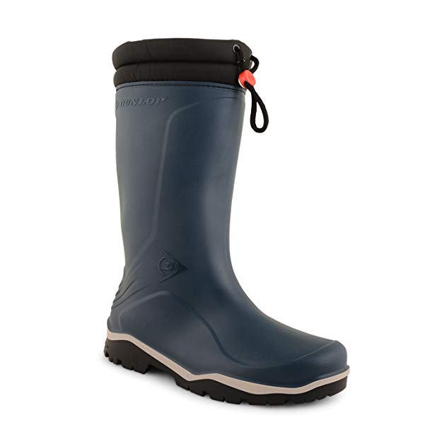 Mens Womens Blizzard Dunlop Padded Collar Waterproof Wellies Wellington Boots