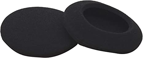 Bluelans 2pcs Professional Ear Pads Cushions Replacement, Earpads for Over-Ear Headphones, Earpads Cushions for Headphones, Replacement Earpads, Foam Pad Earpads Ear Covers, 3.5/4.5/5/5.5/6cm, 6 cm