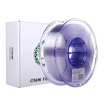 eSUN PETG Filament 1.75mm, PETG 3D Printer Filament, Dimensional Accuracy  /- 0.05mm, 1KG (2.2 LBS) Spool 3D Printing Filament for 3D Printers, Natural