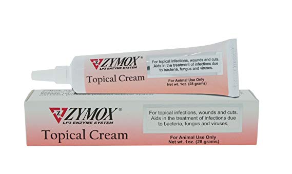 Zymox Topical Pet Cream without Hydrocortisone, 1-Ounce