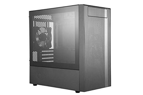 Cooler Master MasterBox NR400 with Mesh Ventilation, Minimal Design, and Tempered Glass Side Panel