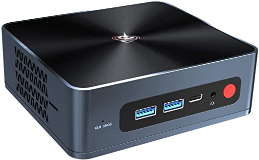 Beelink Mini PC SEI10 Intel 10th Gen Dual-Core i3-10110U(Up to 4.1GHz) Mini Computer 16GB RAM 512GB NVMe SSD,Windows 10 Pro 25W High Performance Mini Desktop Computer,Dual HDMI,WiFi 6,BT5.0