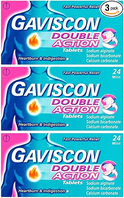 Gaviscon Double Action 72 Tablets (24x3)