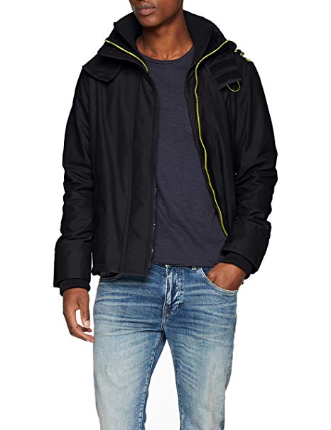 Superdry Men's Arctic Hooded Pop Zip Windchea Sports Jacket