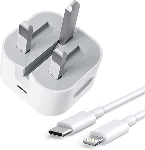 iPhone USB C Fast Charger【Apple MFi Certified】20W PD Type C Power Block Wall Charger Plug Adapter with 2M USB-C to Lightning Cable Compatible with iPhone 14/13/11/X/XS/iPad,AirPods Pro(1~3 Generation)